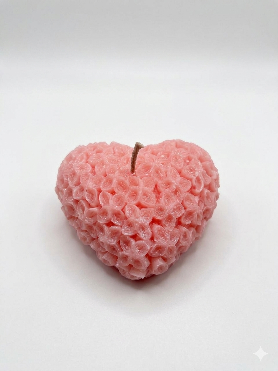Línea Corazón: Aroma Floral para tu Vela de Altar