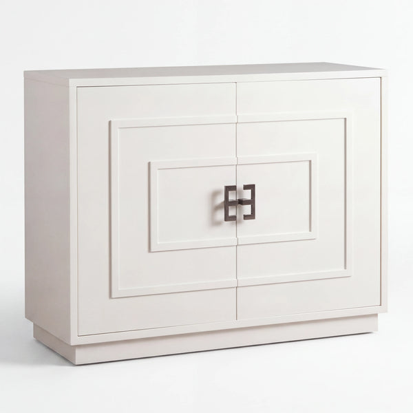 Gabinete Art Déco Astrid en Shagreen Crema y Bronce - Hero Portada | LEMICH Alta Ebanistería Residencial