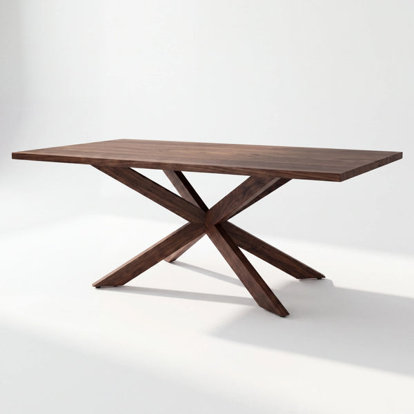 Mesa de Comedor Rectangular Stella en Nogal Macizo - Hero Portada | LEMICH Alta Ebanistería Residencial
