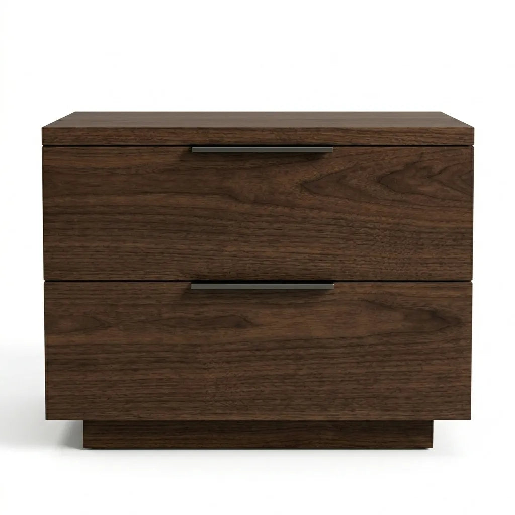 Buró Alver Nogal Minimalista · Diseño Lujo