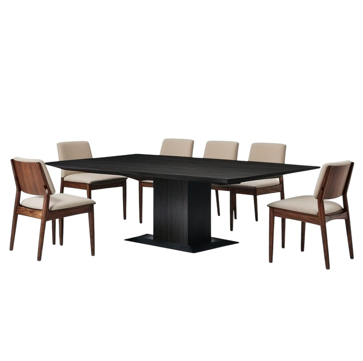 Comedor 8 Sillas Supremo Rosa Morada y Encino · Diseño Premium