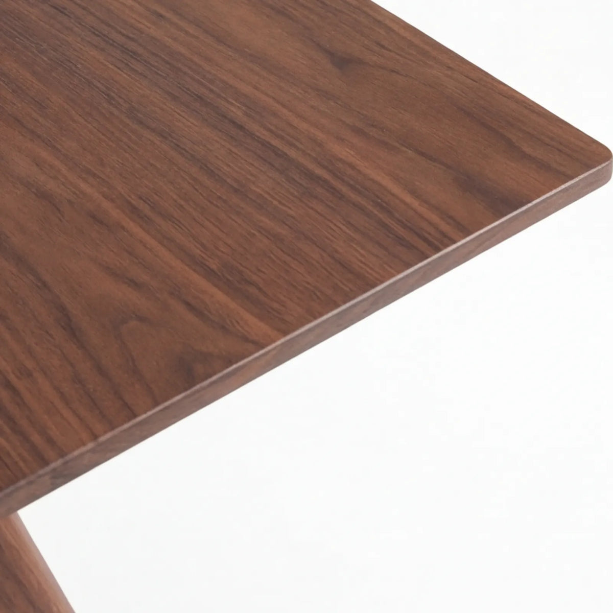 Mesa de Comedor Doran para 10 sillas en Nogal y Rosa Morada Sólida · Escultural