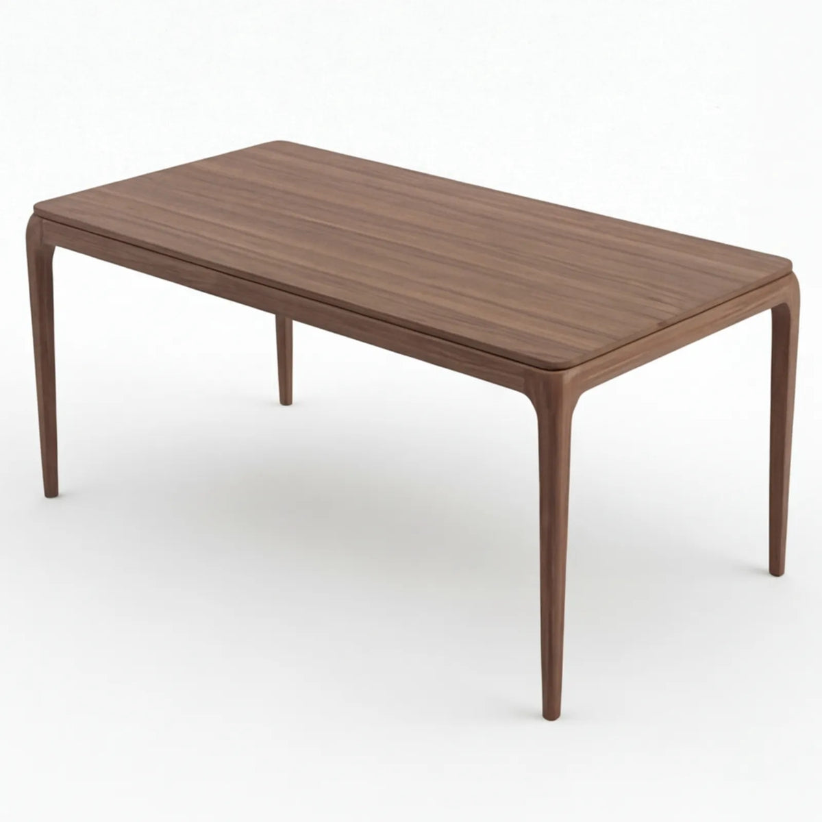 Mesa de Comedor Orizzonte para 8 sillas en Nogal y Rosa Morada · Escultural