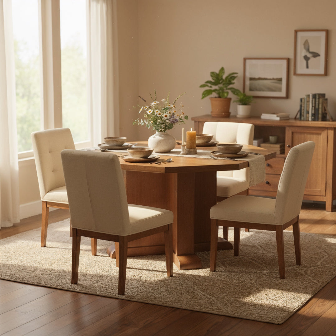 Comedor Raffinato | Madera Exótica y Estilo Clásico