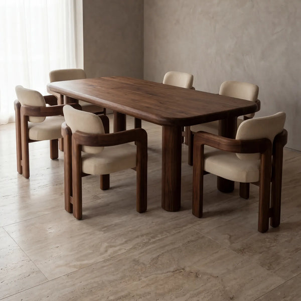 Silla Vesper en Madera Sólida Maciza · Escultural - vista alternativa