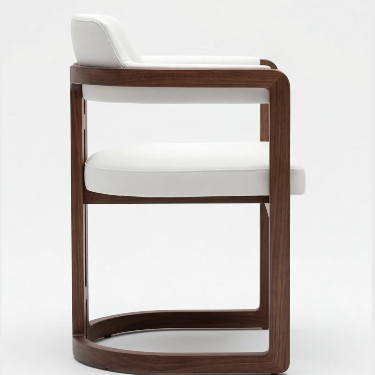 Conjunto de Comedor Diadem en Nogal y Rosa Morada Sólida · Presencia Arquitectónica
