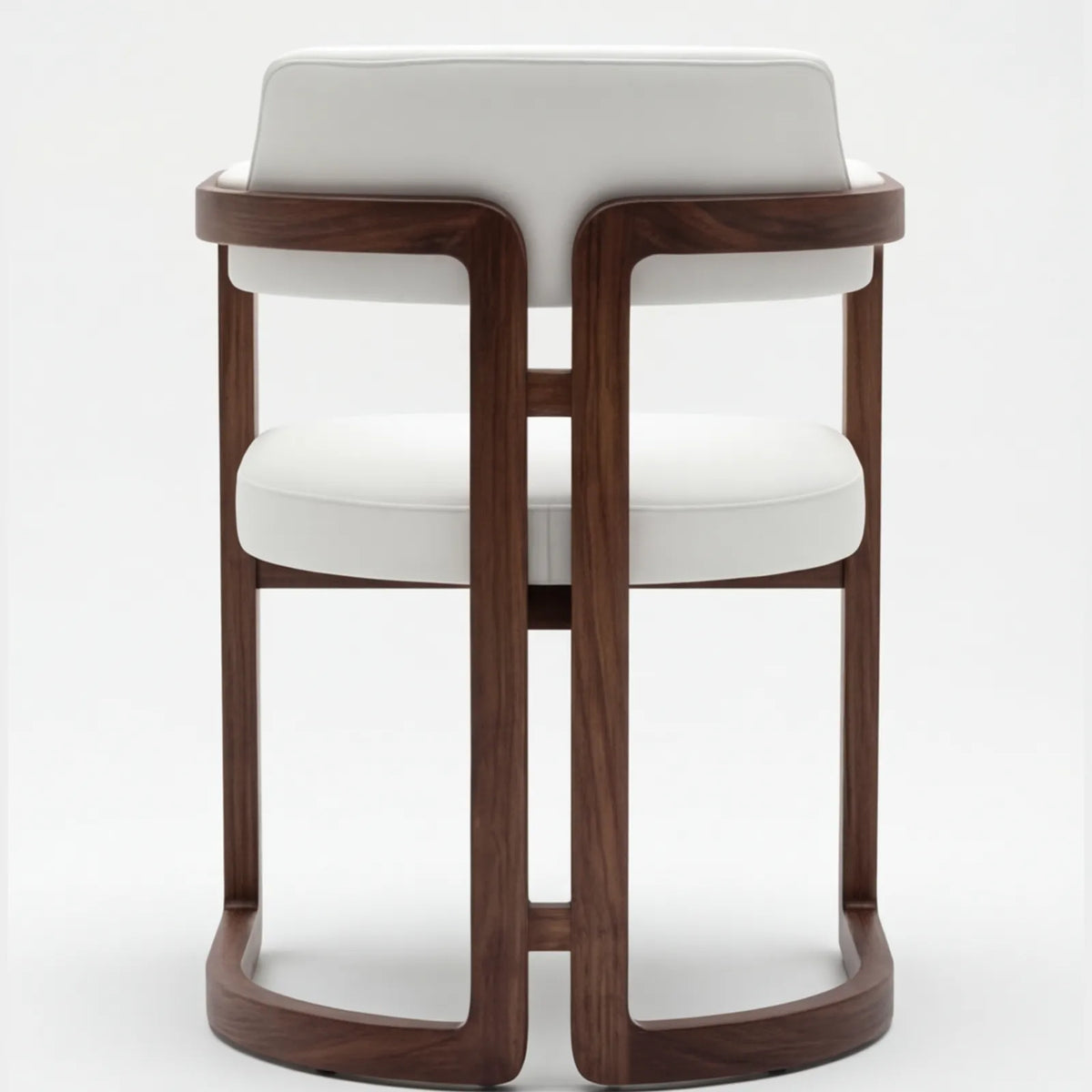Conjunto de Comedor Diadem en Nogal y Rosa Morada Sólida · Presencia Arquitectónica