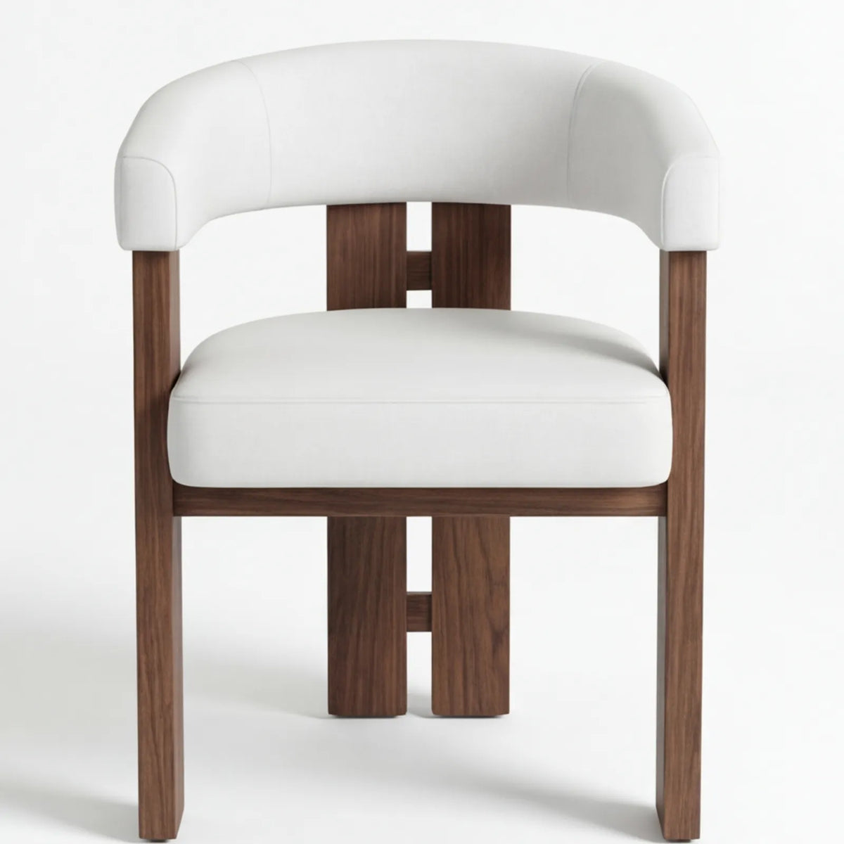 Conjunto de Comedor Zafiro en Nogal con sillas en madera sólida · Escultural