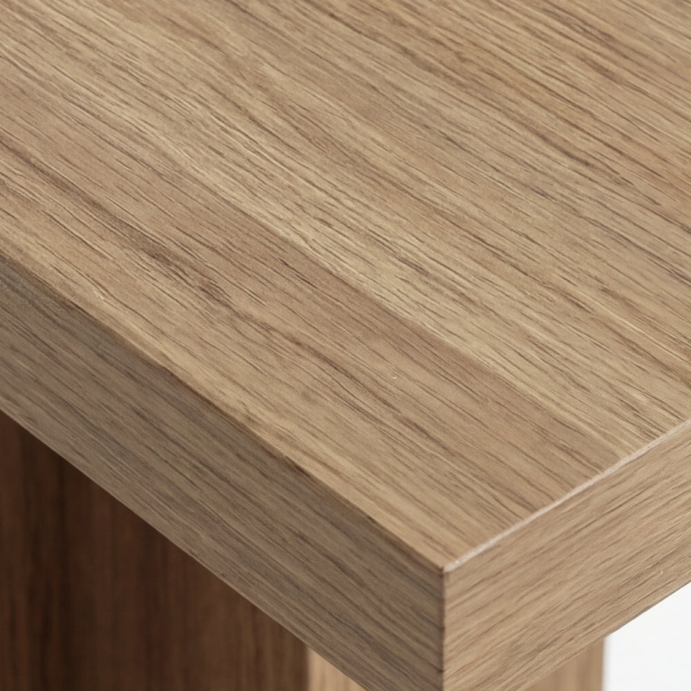 Mesa Lateral C en Madera Natural · Arquitectónico