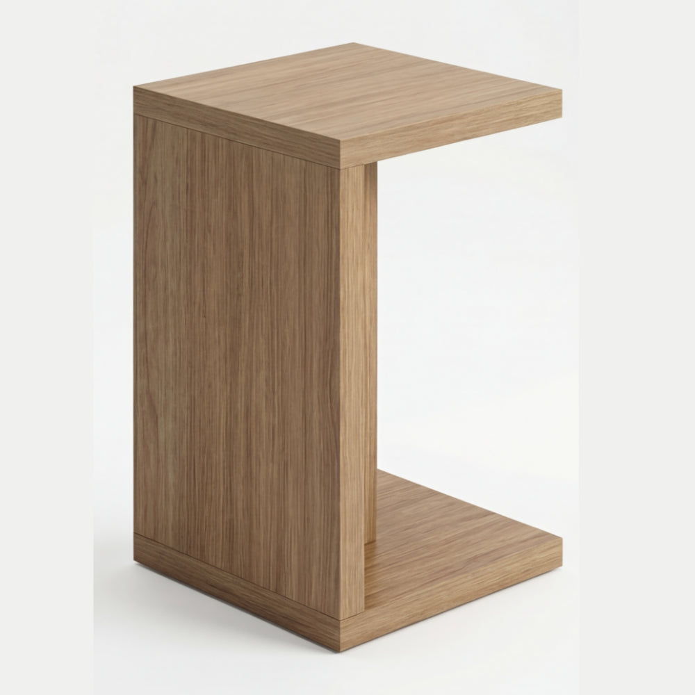 Mesa Lateral C en Madera Natural · Arquitectónico