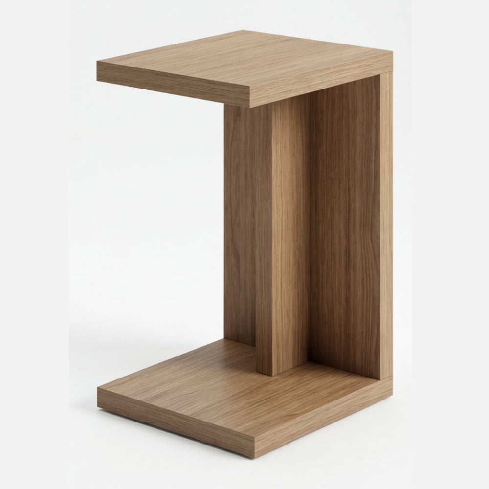 Mesa Lateral C en Madera Natural · Arquitectónico