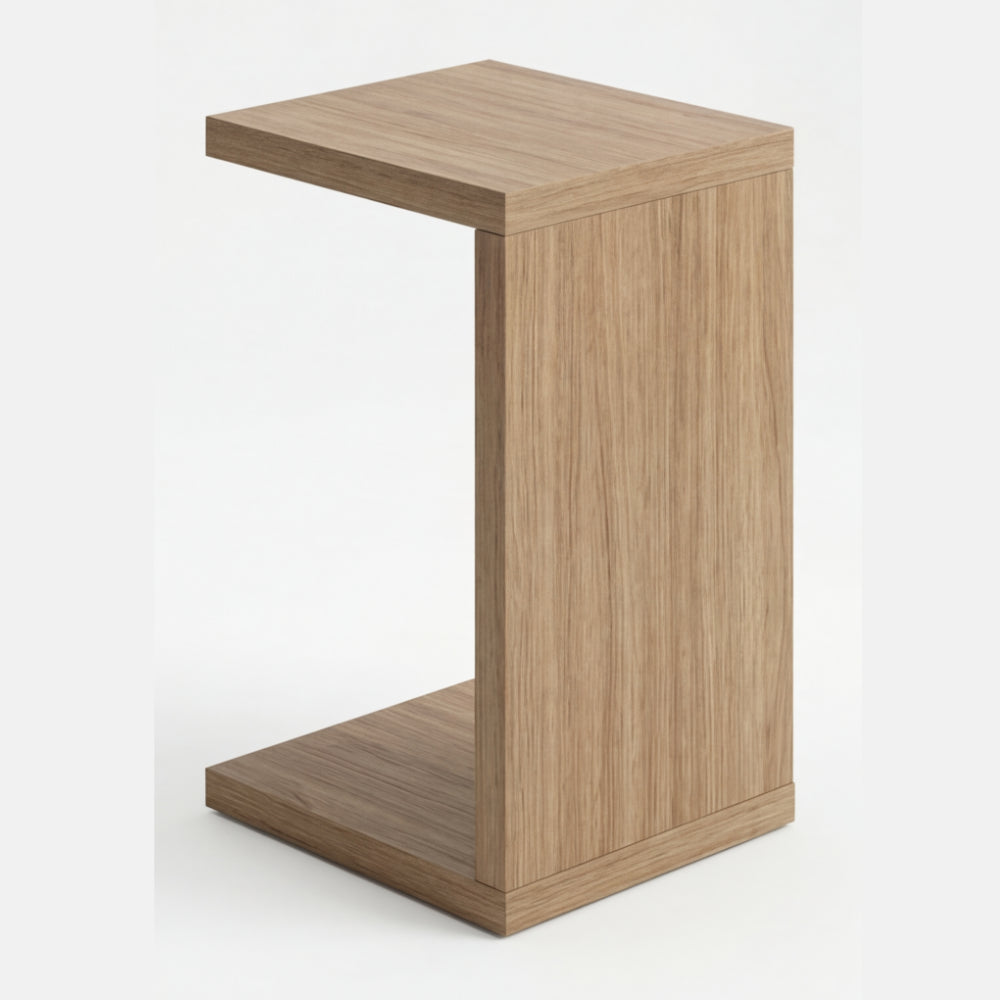 Mesa Lateral C en Madera Natural · Arquitectónico