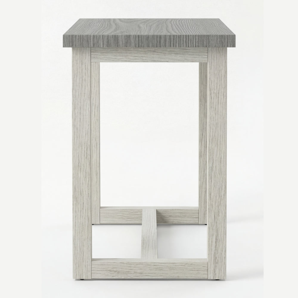 Mesa Lateral Fjord en Madera Natural · Escultural