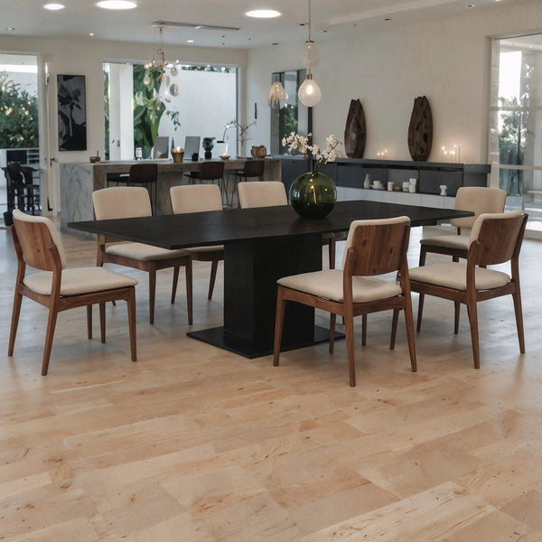 Comedor 8 Sillas Supremo Rosa Morada y Encino · Diseño Premium - vista alternativa