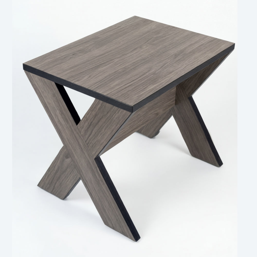 Mesa Lateral Oslow en Madera Natural · Minimalista