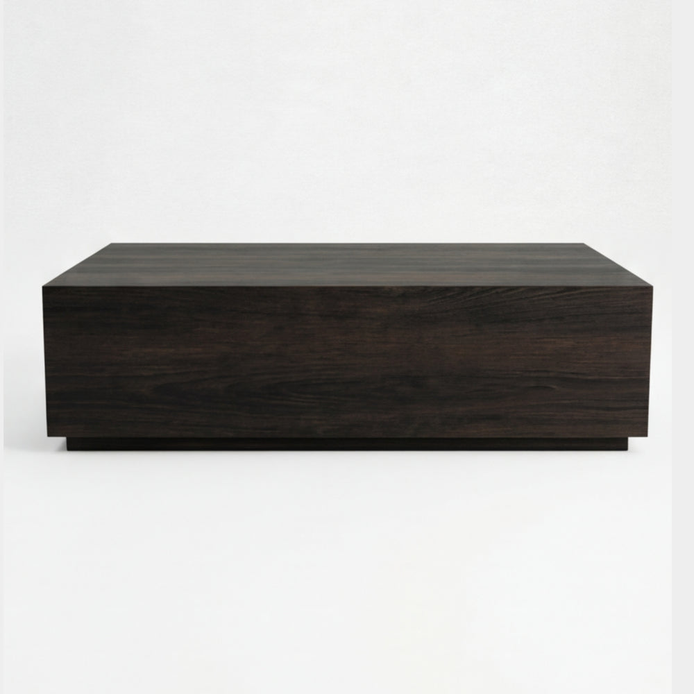 Mesa Centro Ébano en Madera Natural · Arquitectónico