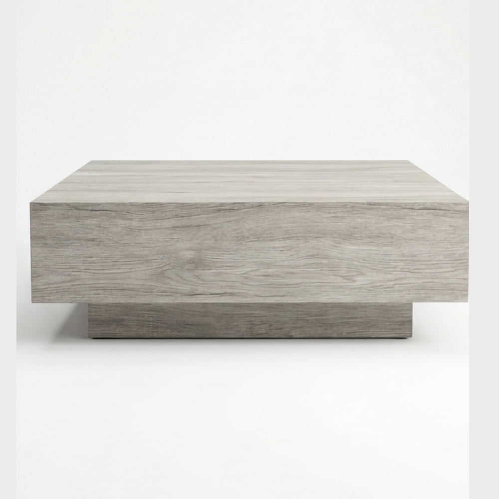 Mesa Centro Monolith en Madera Natural · Arquitectónico