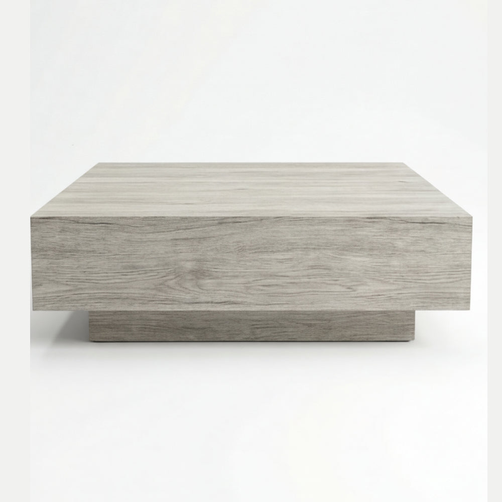 Mesa Centro Monolith en Madera Natural · Arquitectónico