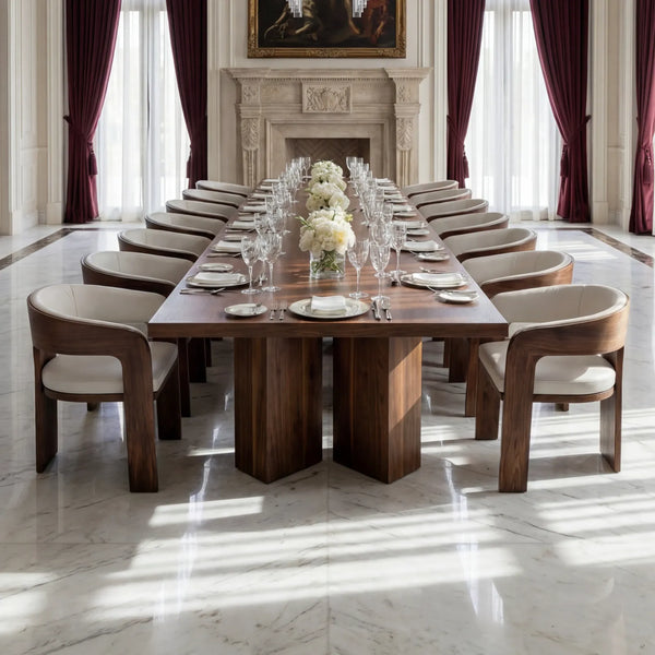 Comedor Nautilus en Nogal y Madera Sólida · Monolítico - vista alternativa