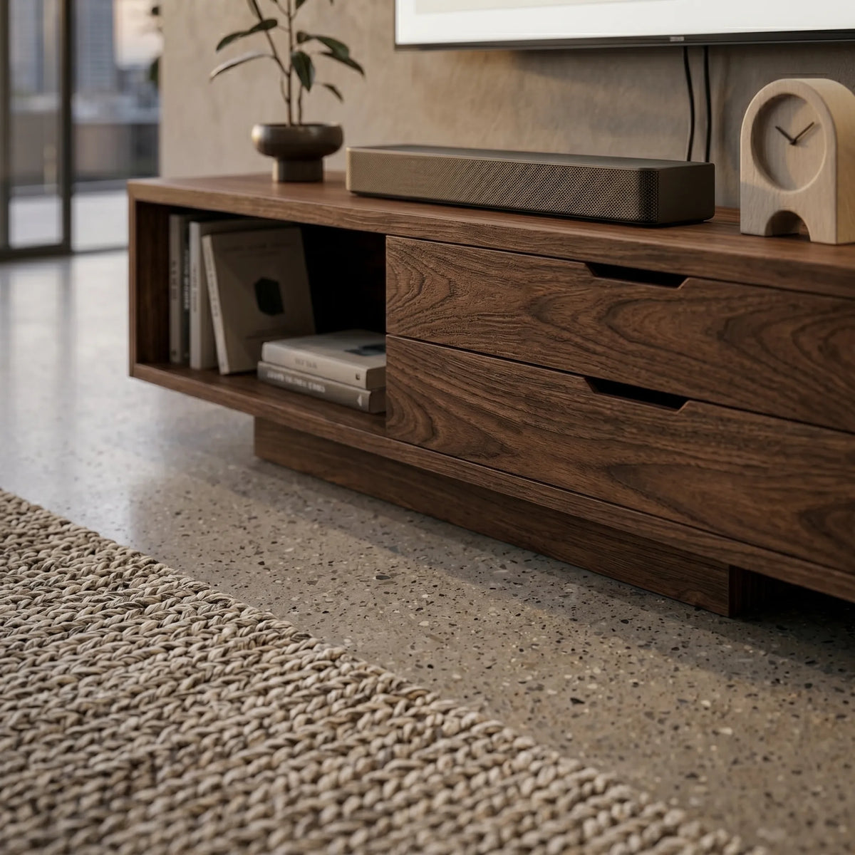 Mueble TV Ardan · Nogal | Lujo Moderno