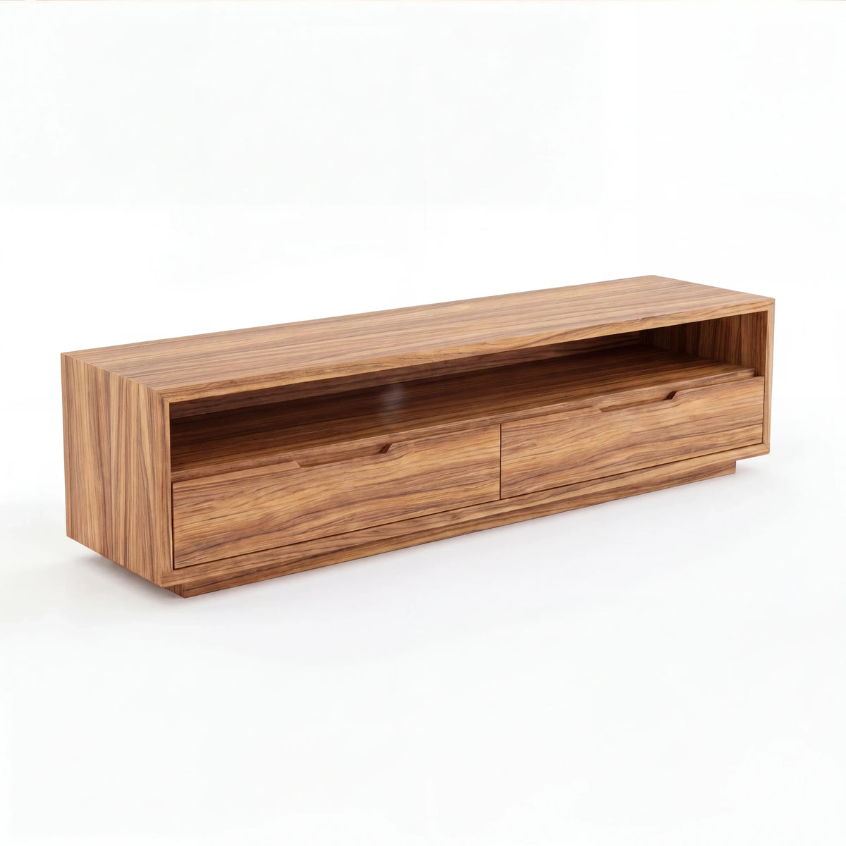 Mueble de TV Arven · Madera Exótica · Diseño Minimalista