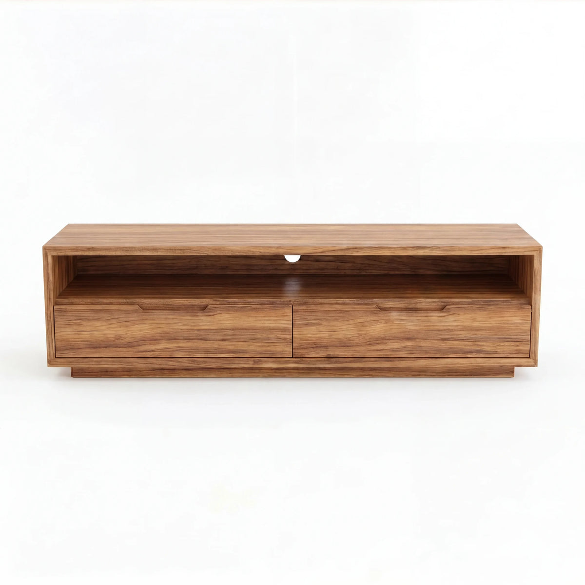 Mueble de TV Arven · Madera Exótica · Diseño Minimalista