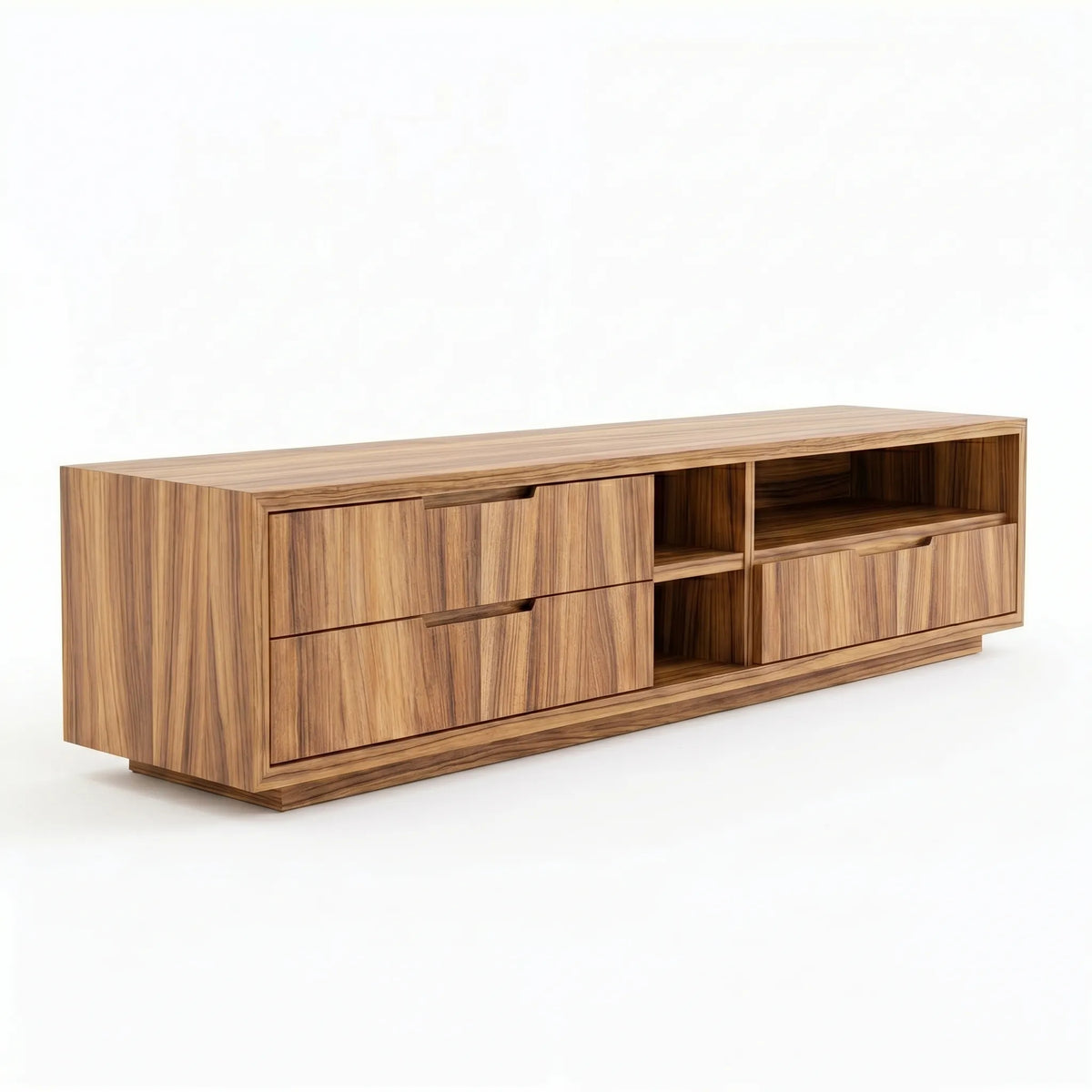 Mueble de TV Délan · Parota · Flotante Elegante