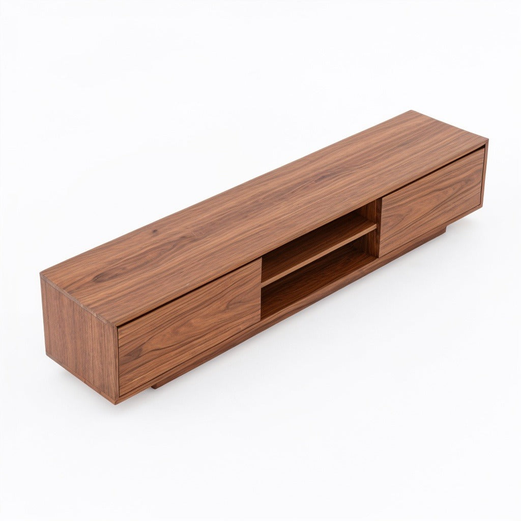 Mueble de TV Thalen · Nogal · Diseño Minimalista