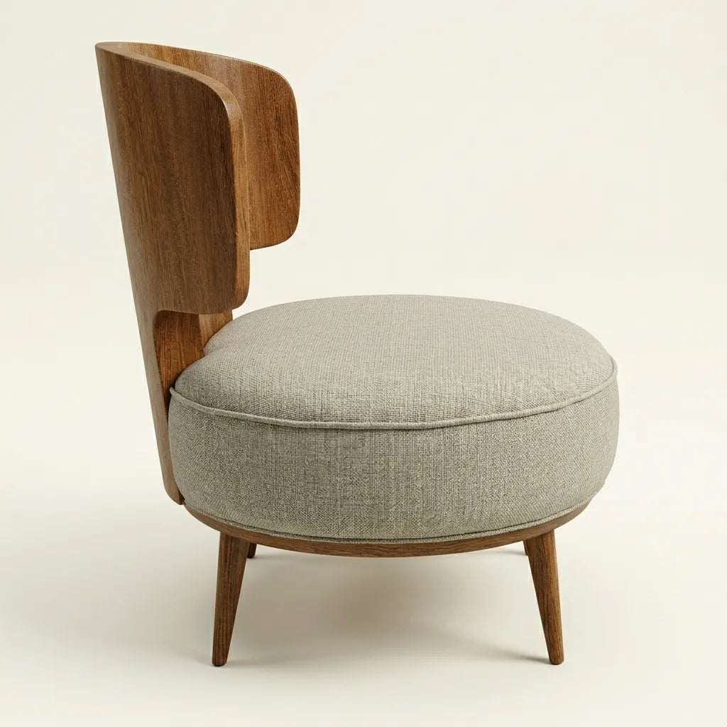 Sillón Vittorio · Rosa Morada · Lujo Exclusivo
