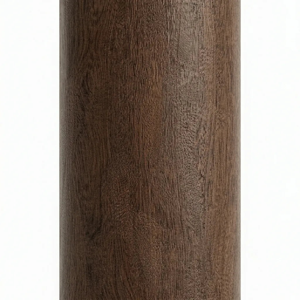 Silla Caelum en Madera Sólida y Textil Bouclé · Escultural Orgánico