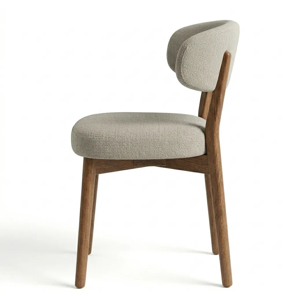 Silla Elara en Madera Sólida · Escultural