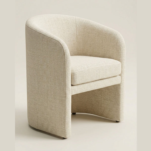 Silla Hester en Madera Sólida · Escultural
