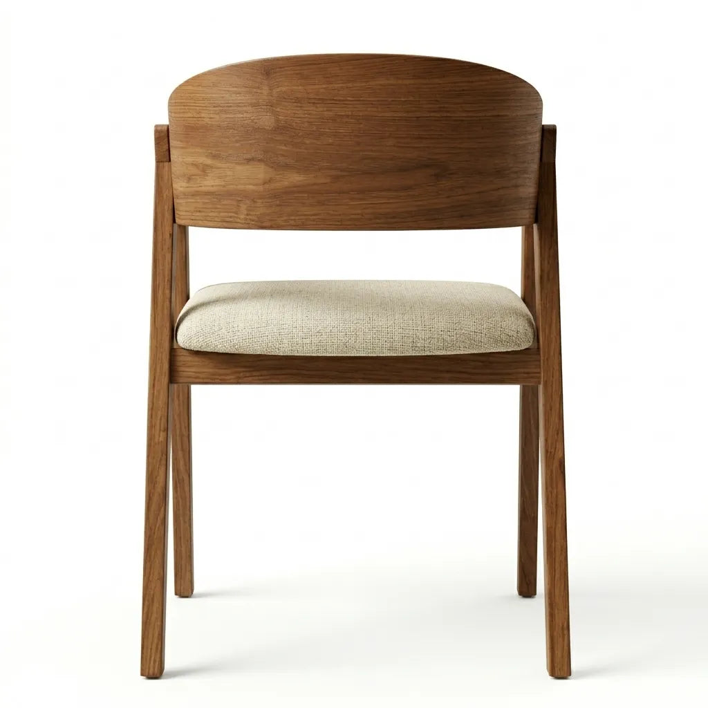 Silla Moderna Enzzi · Nogal Elegante | Lujo Orgánico