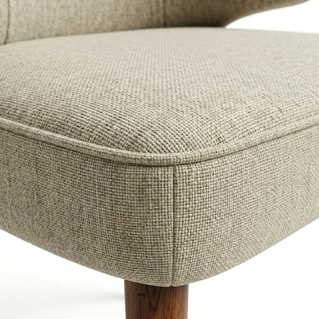 Silla Nórdica Novella Rosa Morada · Elegancia Artesanal