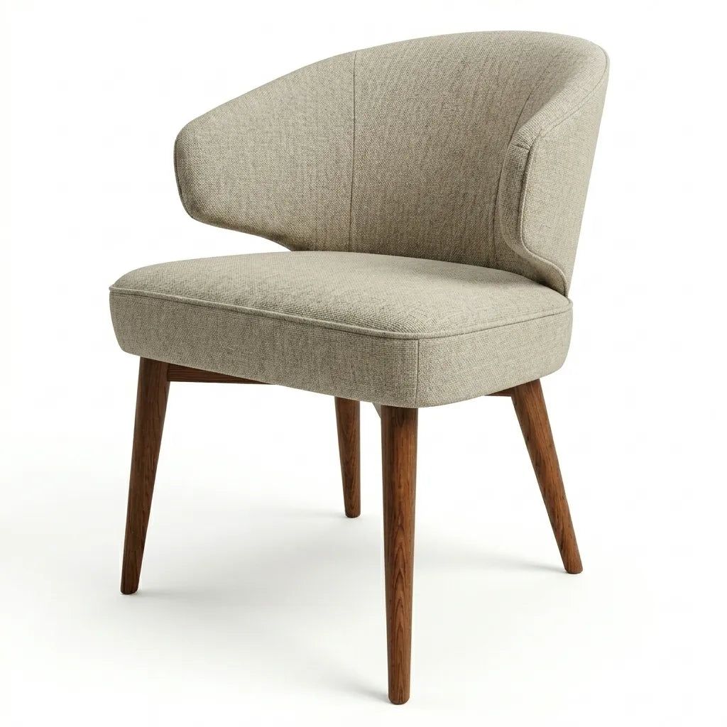 Silla Nórdica Novella Rosa Morada · Elegancia Artesanal