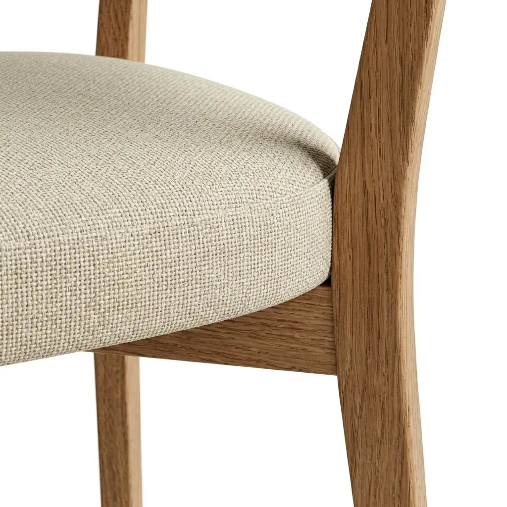 Silla Orthel en Rosa Morada Sólida · Diseño Orgánico y Sereno