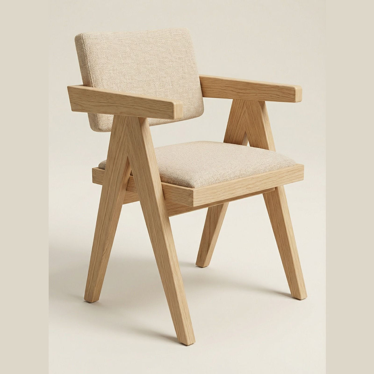 Silla Quourom en Madera Sólida de Rosa Morada · Presencia Escultural