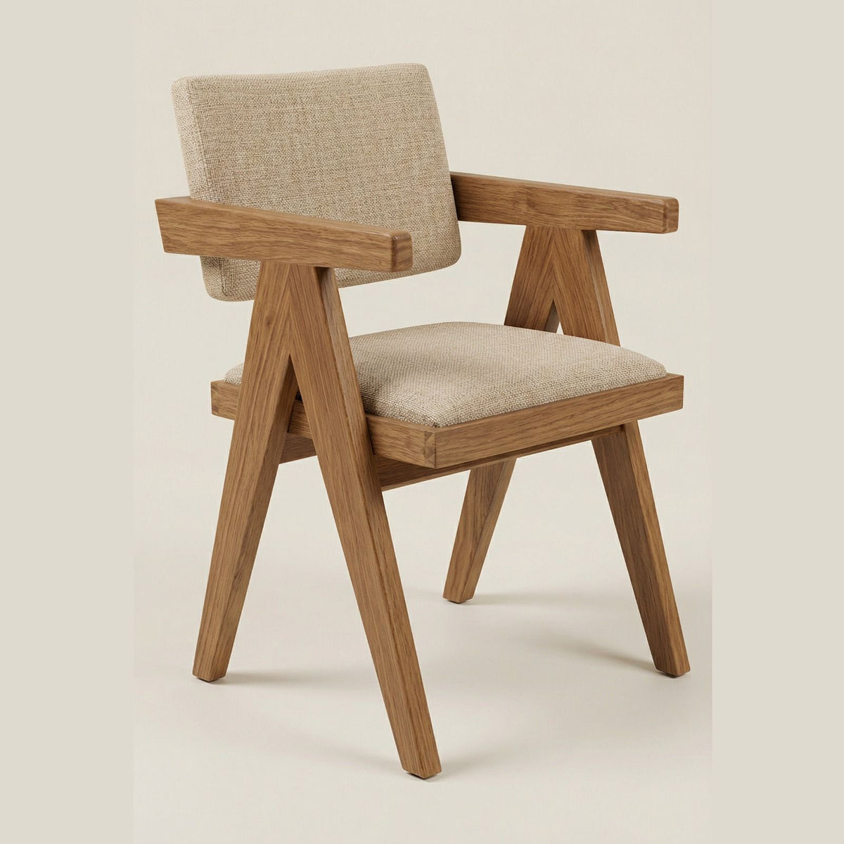 Silla Quourom en Madera Sólida de Rosa Morada · Presencia Escultural