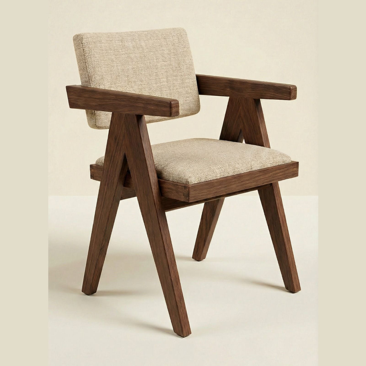 Silla Quourom en Madera Sólida de Rosa Morada · Presencia Escultural