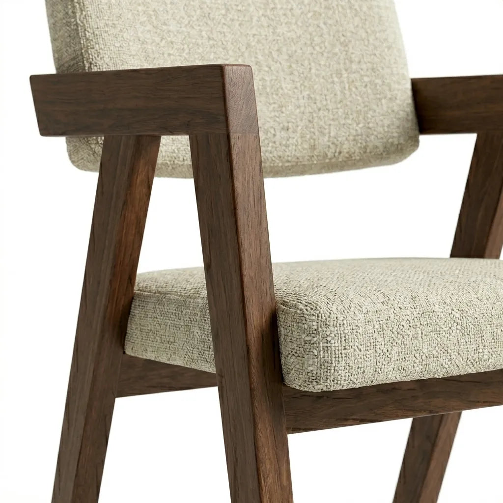 Silla Roven en Madera Sólida Maciza · Escultural