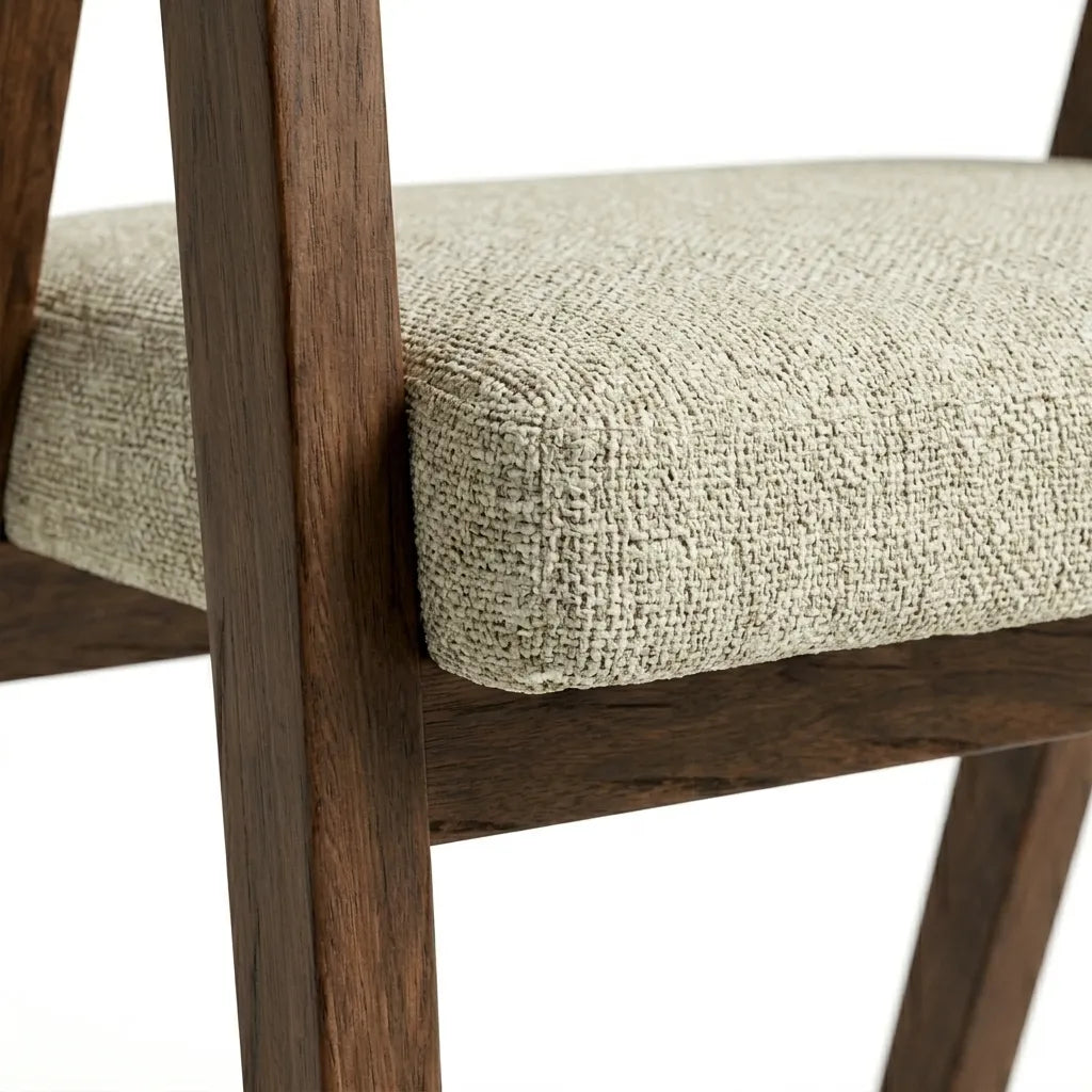 Silla Roven en Madera Sólida Maciza · Escultural