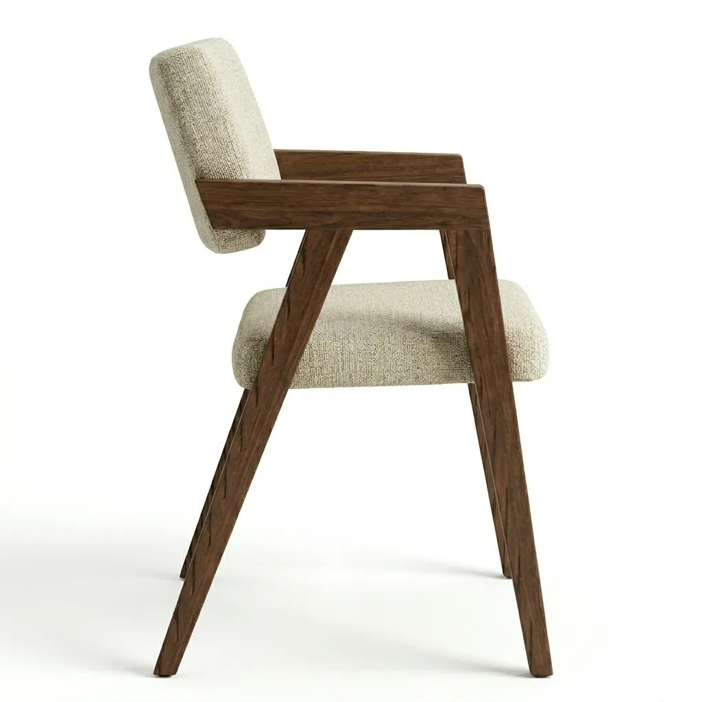 Silla Roven en Madera Sólida Maciza · Escultural