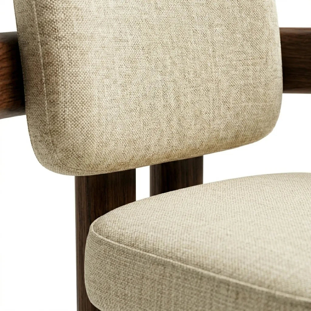 Silla Vesper en Madera Sólida Maciza · Escultural