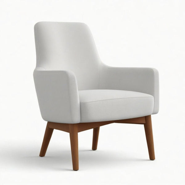 Sillón Pino LegnoAnima en madera noble, vista principal completa