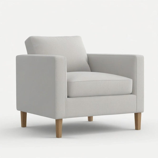Sillón Eleganza en madera noble, vista principal completa