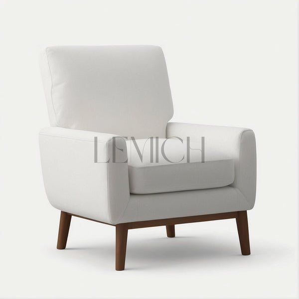 Sillón Tranquillità en madera noble, vista principal completa