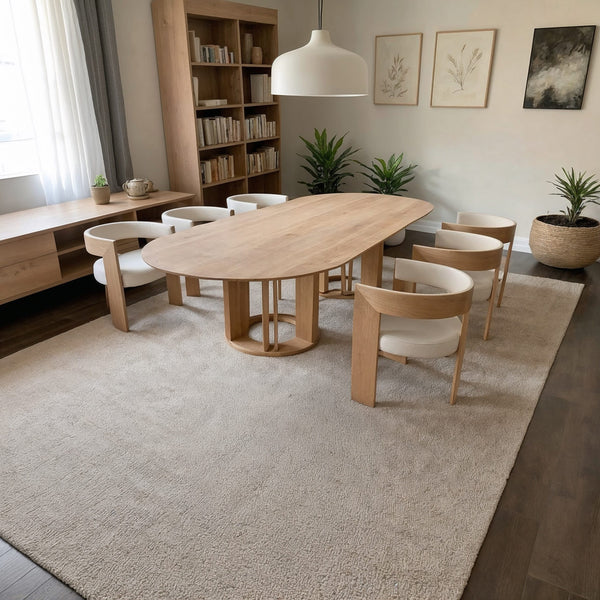 Mesa de Comedor Roble · Diseño Exclusivo Elegante · 200cm - vista alternativa