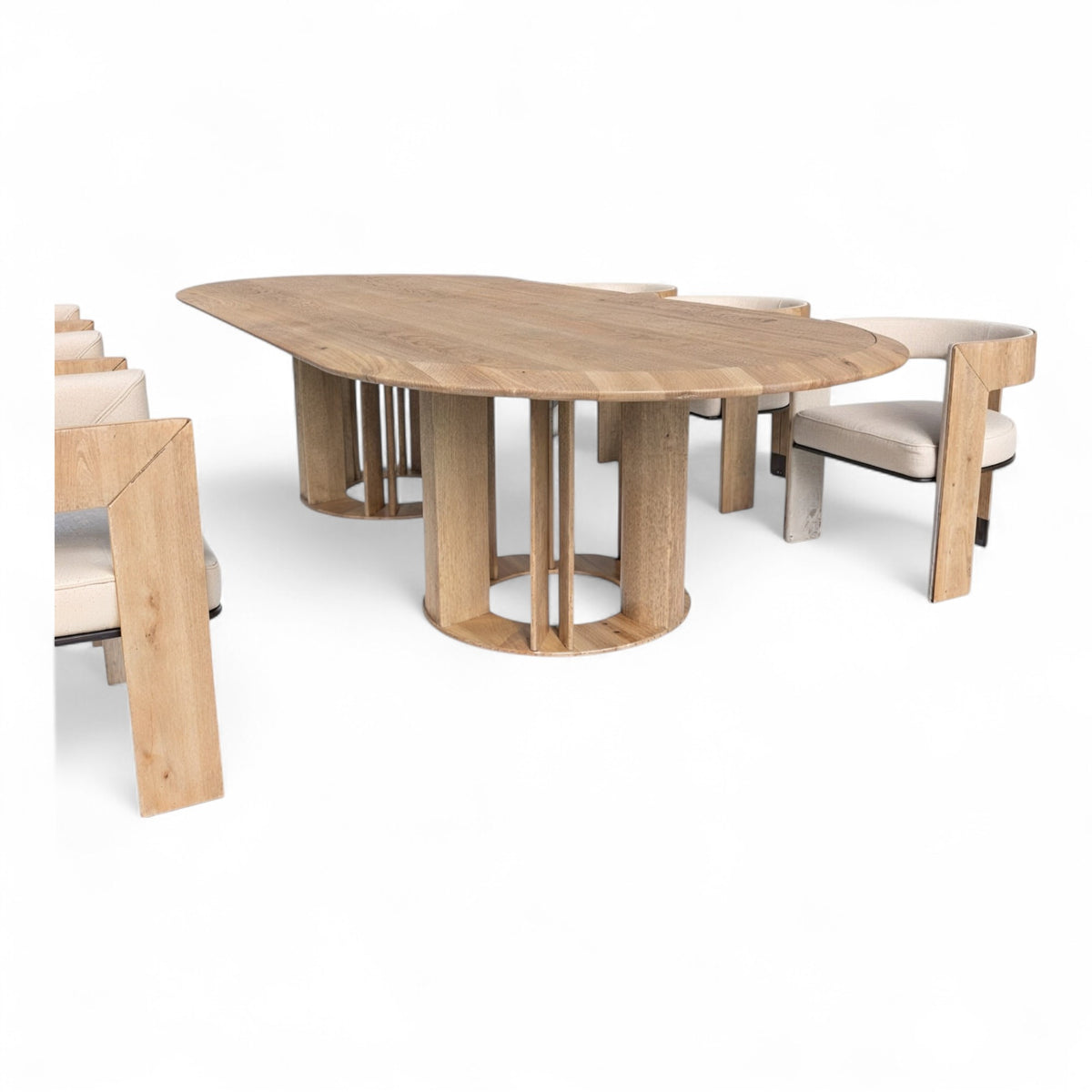 Mesa de Comedor Roble · Diseño Exclusivo Elegante · 200cm