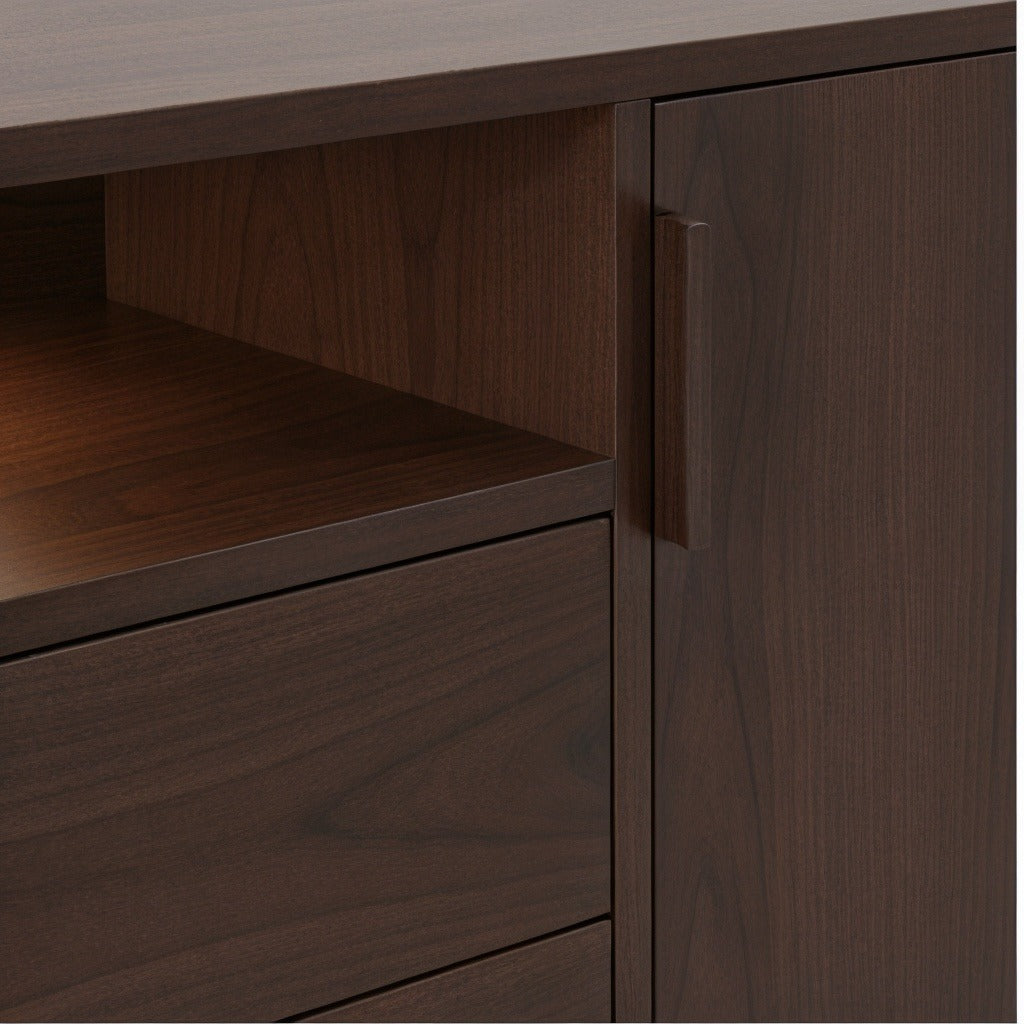 Mueble de TV Olvar Nogal Elegancia Moderna