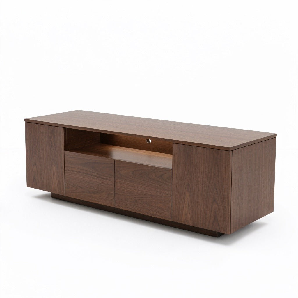 Mueble de TV Émar · Nogal Diseño Moderno